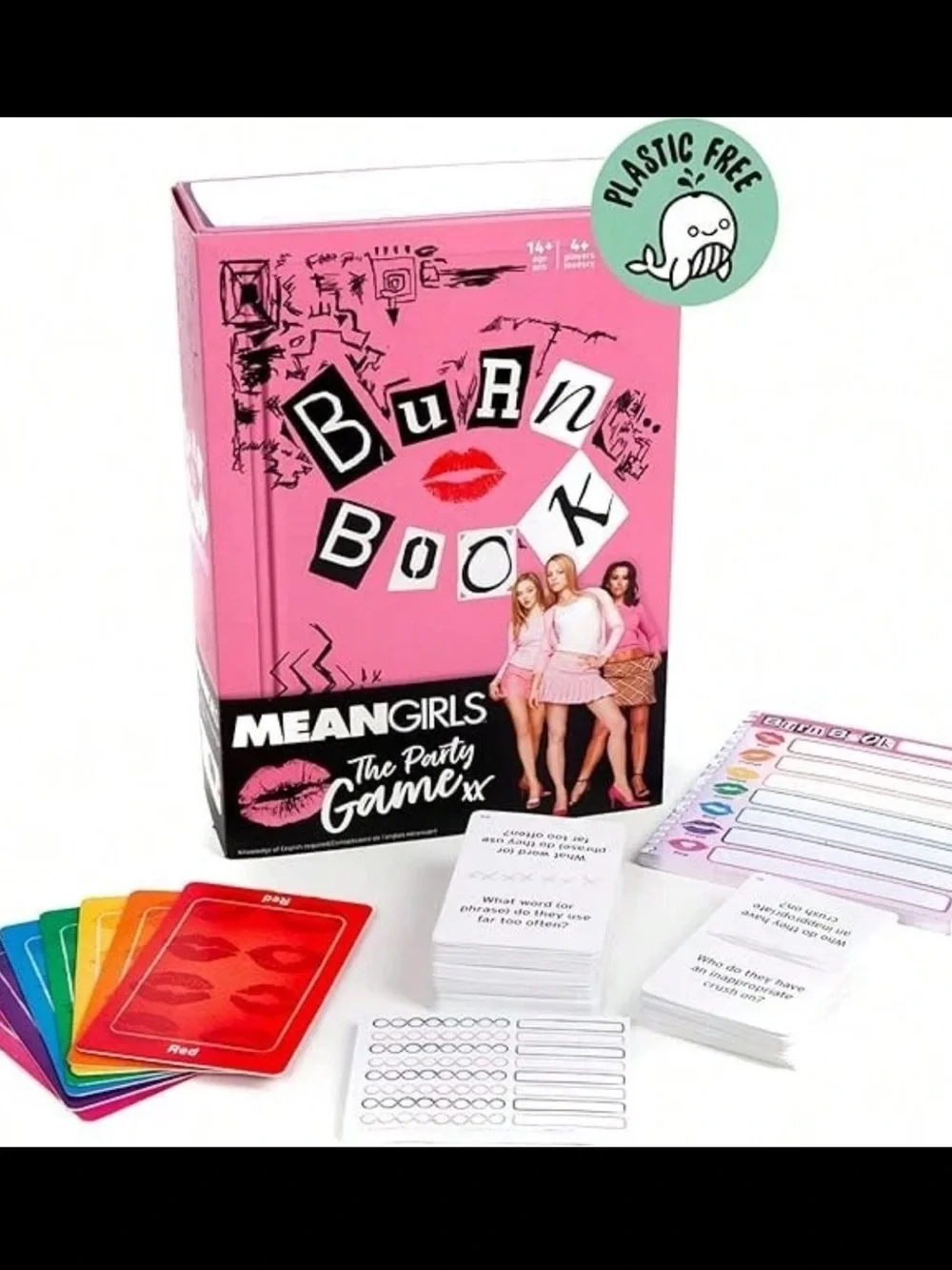 Macy's Mean Girls Burn Book Party Game Pink Box